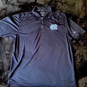 Mens “Champion” UNC Navy Blue Polo (100% Polyester) BRAND NEW w/o tags! Tried on